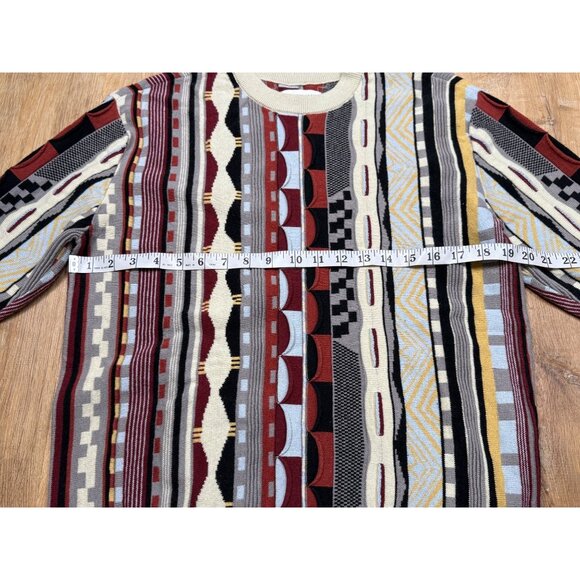 PACSUN 3D Knit Sweater Vintage Style Cosby Coogi Small - Picture 6 of 7